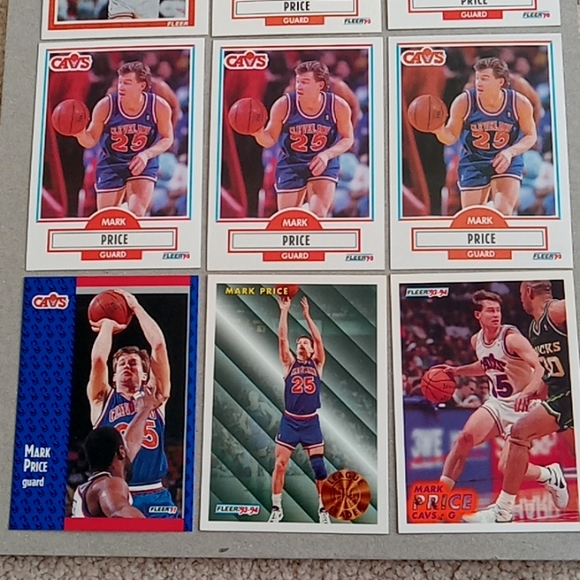 Lot of 36 Mark Price Cleveland Cavs basketball cards - Picture 3 of 16